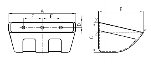   M 中深斗畚斗規(guī)格