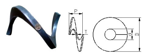 連續(xù)冷軋螺旋葉片 連續(xù)冷軋螺旋葉片